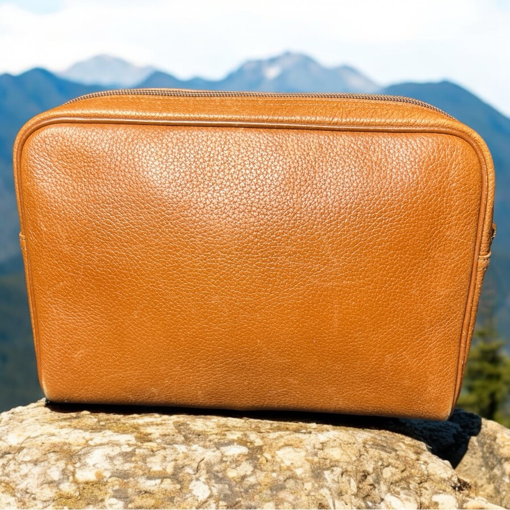 Burberry Burberrys Unisex Leather Pouch Haymarket Nova Check Interior A67 - Picture 3 of 11